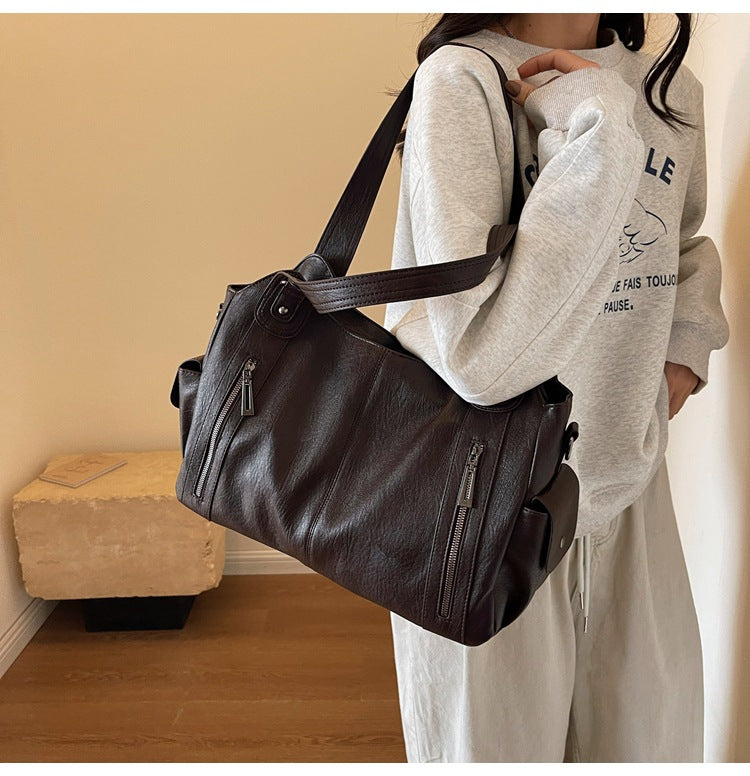 Alva | Elegant Läder Tote Bag